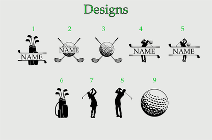 Golf Themed 30oz Tumblers