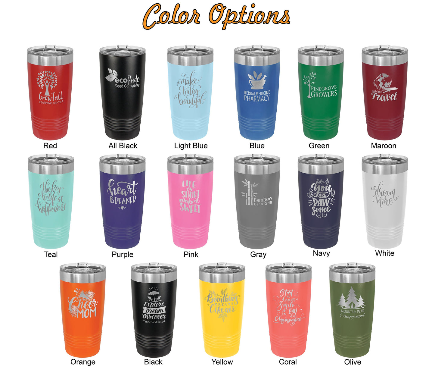 20oz Tumblers
