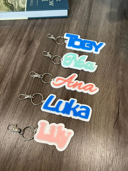 Kids Name Tags / Keychains