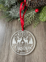 Clear Acrylic Christmas Ornament &mdash; view 4