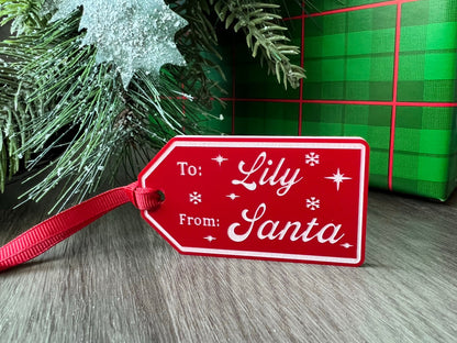 Personalized Christmas Name Tags