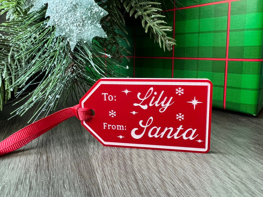 Personalized Christmas Name Tags