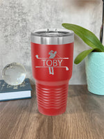 Golf Themed 30oz Tumblers &mdash; view 3